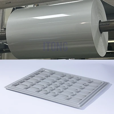 PS Normal Grey Thermoforming Plastic Sheet