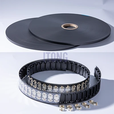 PS/PS/PS Black Conductive Carrier Tape Raw Material